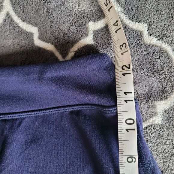 Zella Skort Skirt Sz Large Blue Casual Tennis Pickleball Pockets Preppy Pleated - Picture 4 of 6